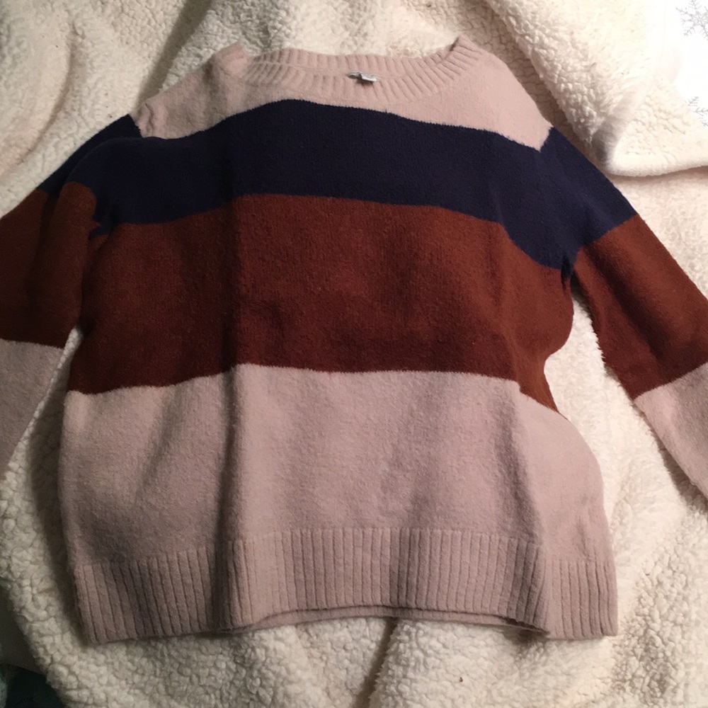 american eagle striped sweater